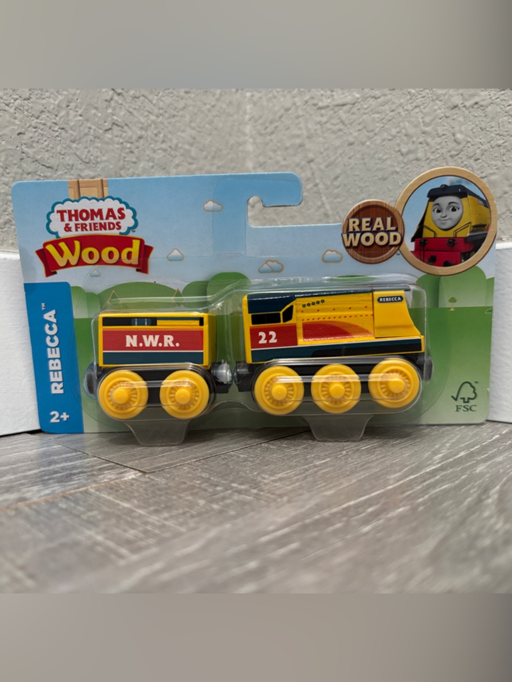 NIB Wooden Rebecca and Tender - Thomas & Friends